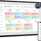 Calendar Digital 15.6 Inch Electronic Calendar&Chore Chart, 1920 * 1080P IPS Touchscreen Wall Smart Weekly and Monthly Planner for Family Black Gift for Mother mom Women