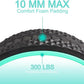 Back Roller Wheel 4 Pack - Yoga Wheel for Back Pain & Stretching,Back Roller for Deep Tissue Massage, Back Wheel for Physical Therapy & Exercise