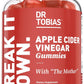 Dr. Tobias Apple Cider Vinegar Gummies, Includes 500 mg Apple Cider Vinegar with Mother, Folate, B12 & Iodine, Supports Gut Health, Cleanse & Detox, Vegan, Gluten-Free, 60 Gummies