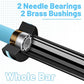Olympic Barbell 45lb (20kg) - 7ft Bearing Spin Bar for Weightlifting and Strength Training,Ceramic Coating,500 LBS Capacity,28mm High Whip,Fits 2" Plates,for Home Gym