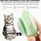 Cat Hair Brush for Shedding, 3-in-1 Pet Spray Hair Removal Comb with Visual Spray & Release Button, Waterproof Dog Grooming Brush for Furry Pet