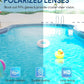 Swim Goggles, Polarized Adult Swimming Goggles Bungee Strap No Hair Pulling Anti-fog Pool Goggles for Men Women