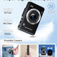 Digital Camera, FHD 1080P Kids Camera Digital with 16x Zoom Anti Shake, 32GB Card, 4K 48MP Portable Compact Point and Shoot Cameras, Vintage Small Camera for Teens Beginner Kids Present