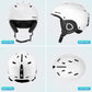 VANRORA Ski Helmet, Snowboard Helmet for Men & Women, Climate Control Venting, Dial Fit, Goggles Compatible, Removable Fleece Liner and Ear Pads, Safety-Certified