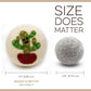Fluff Ewes Wool Dryer Balls 6 Pack Premium New Zealand Wool Laundry Balls for Dryer, No Static Dryer Balls Laundry Reusable, XL Wool Dryer Balls Cute, Baby Dryer Balls for Dryers - Kiss My Cactus