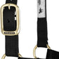 Weaver Equine Nylon Horse Halter, Triple-Ply Cheek Design, Original Non Adjustable Halters for Horses, Equine Tack,Average Size, Black