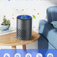 Air Purifiers for Bedroom Home, MOOKA HEPA Air Purifier for Home Pets with Fragrance Sponge for Smoke Dust Pollen Dander Odor, Small Air Purifier with Sleep Mode Night Light Timer, KJ067L, Grey