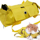 Kukaster Pet Cat’s Restraint Bag for Claw Care Nail Trimming Anti-Scratching Grooming Bag for Cats Medical Examination(Yellow-s)