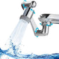 CECEFIN 1080° Swivel Faucet-Extender Sink-Aerator - 2 Mode Splash Water Filter Extension, Kitchen Bathroom 360° Rotatable Spray Attachment, Multifunctional Universal Robotic Arm -Wash Hand/Hair/Face