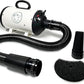 Flying Pig High Velocity Dog Pet Grooming Dryer w/Heater (Flying One, White w/Teal Logo)