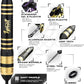 IgnatGames Premium Steel Tip Darts – 3/6/12 Pack Brass Barrels with Aluminum Shafts, 16 GlideXPro Flight Set, Tool Kit & Giftable Case