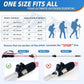 Lightweight Collapsible Kids Hiking Poles - Retractable Kids Hiking Stick, Telescoping Aluminum Trekking Poles 2 Pack, Adjustable Kids Ski Poles by Croosse