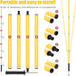 Soccer Agility Training Equipment: 6 Soccer Agility Poles, 20ft Agility Ladder, 10 Soccer Cones, 1 Jump Rope. Soccer Training Poles for Speed Training, Agility Training