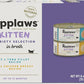Applaws Natural Wet Kitten Food in Broth, Limited Ingredient, No Additives, Kitten Food Variety Pack in Broth (6 x 2.47oz Cans)