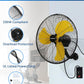 KEN BROWN 20 Inch Oscillating Wall Mount Fan, 4,460 CFM High Velocity Industrial Wall Fan for Indoor, Commercial, Residential, Warehouse, Greenhouse, Workshop, Basemen