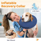 Supet Inflatable Dog Cone Collar for Dogs to Stop Licking, Dog Donut Collar After Surgery, Soft Pet Cone for Small Medium Large Dogs