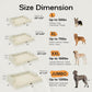 Large Dog Bed Orthopedic Washable: Extra Large Big Dog Bed with Removable Bolster & Memory Foam Couch Sofa - Waterproof Washable with Cover