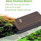 hygger Aquarium Strong Magnetic Cleaner Algae Magnet Cleaning Tool with Scraper Floating Brush for Fish Glass Tank M