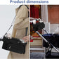Dog Stroller Bag with Shoulder Strap, Universal Dog Stroller Caddy Organizer with Poop Bag Dispenser, Water Bowl, Insulated Cup Holders and Treat Pocket