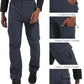 Men's Snow Ski Hiking Pants Winter Fleece Lined Softshell Outdoor Waterproof Insulated Cargo Work Pants