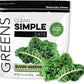 Clean Simple Eats Super Greens Powder, Naturally Flavored Greens Powder with Chlorella, Spirulina, Superfoods & Prebiotic Fiber, No Artificial Ingredients, Gluten Free, Classic Greens Flavor, 30 Srvgs