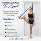 Stretching Strap With Door Anchor - Stretching Equipment to Improve Legs Flexibility - Splits Trainer For Home Ideal In Ballet, Dance, Cheerleading, Taekwondo, Yoga, Pole Dancing & Gymnastics