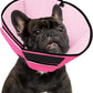 Small Dog Cone Collar, Adjustable Soft Dog Cone for Small Dogs to Stop Licking, Breathable Pet Recovery Cone for Small Male Female Dogs, Pink S