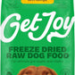 Get Joy Gut Health Fresh Freeze Dried Raw Meal, Beef Recipe, 16 Ounce Bag, Dog Food for Dogs of All Breeds and Life Stages, PhD Animal Nutritionist Formulated, USDA Beef, Made in USA