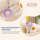 Avont Soft Cat Recovery Cone Collar, Adjustable Lightweight Kitten E-Collar for Small Dogs, Comfortable Neck Donut Stop Licking Scratching After Surgery -Purple(XS)