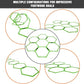 Yes4All Hex Agility Rings/Speed Rings with Carrying Bag – Hexagon Rings, Agility Hurdles for Agility Footwork Training