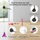 22Pcs 5-in-1 Cat Toys Interactive Cat Toy for Indoor Cats with Sticky Super Suction Cup Detachable Replacements Feathers Balls Mice Spring 3 Wand Hanging Door Kitten Toys