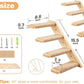 Cat Wall Furniture Set, 2PCS Cat Shelves & 2PCS 4 Steps Wall Shelves Stairs Tower Climbing Scratching Perches for Climbing Sleeping, Playing