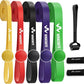 WHATAFIT Resistance Bands, Pull Up Assistance Bands, Exercise Bands, Workout Bands Set for Men and Women Home Fitness, Body Stretching, Strength Training, Physical Therapy
