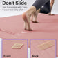 YOTTOY Large Yoga Mat (75 * 52 * 1/2inch),Extra Wide TPE Exercise Mat,Non-Slip Workout Mat for Pilates, Fitness, Barefoot, Home Gym Studio with Strap and Towel