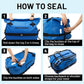 MIER Large Waterproof Duffel Bag Rolltop Dry Backpack Duffle Bags for Kayaking, Rafting, Boating, Swimming, Camping, Travel, Gym, Beach, 60L/80L