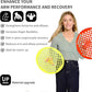 Hand Exercise Webs for Physical Therapy, Hand Grip Strengthener, Finger Exerciser, Portable Size, Latex Free, 7" Diameter