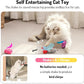 Hanging cat Toys mice with Squeaky Sound 3PCS, Retractable Teaser Toy, Interactive cat Toys for Indoor Bored Kitten Self Play Chase Exercise, Mental Physical Stimulation for All Breeds