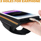 Running Armband with Earphone Bag Cell Phone Armband for iPhone 16 15 Pro 14 Plus 13 11 XR XS, Galaxy S24/S10 Water Resistant Sports Phone Holder Case & Zipper Slot Car Key Holder for 6.9 inch Phone