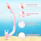 Dry Snorkel for Kids, Ultimate Snorkel Tube for Snorkeling, Freediving & Swimming, Easy-Breath Technology, Top-Mounted Dry Valve & Food-Grade Silicone Mouthpiece