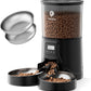 Automatic Cat Feeder for 2 Cats - 16 Cups/4L Timed Auto Pet Feeder with Portion Control (1-6 Meals), Dual Power& Easy to Clean for Indoor Cats & Small Dogs