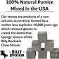 Chinchilla Chew Toys, Pumice Chew Blocks, Lava Block for Hamster, Rat, Mice, Degus, Gerbils, Small Animal Toys, Guinea Pigs, Rabbit Toy, Bunny Toy by Billy Buckskin (Pack of 6)Mined in USA