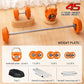 SKOK 25/55 lbs Pair Adjustable Dumbbells Set, Adjustable Weights Dumbbells Set for Men and Women with Anti-Slip Fast Adjust Weight by Turning Handle,Black Dumbbell with Tray