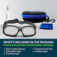 BLUE CUT Safety Outdoor Sports Goggles Unisex Anti Fog Ideal For Basketball Racquetball