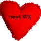 Yeowww! Heart Attack Pack: 3X 100% Organic Catnip Heart Cat Toys, Each with a Different Phrase