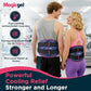 Magic Gel Back Ice Pack - Maximum Compression Sports Cold Compress Wrap for Back & Lower Body - Reusable Hot & Cold Packs