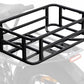 AWQM Large Ebike Basket, Waterproof Metal Electric Bicycle Basket, Quick Assemble Bike Accessories Rear Cargo Rack for Picnic, Pet, Sports