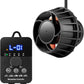 3400GPH Aquarium Wave Maker DC24V Power head with Magnetic Mounting,Wavemaker with Controller for 100-200 Gallon Fish Tanks