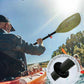 Abahub Adjustable Kayak Paddle 210-230 cm/ 230-250 cm Floating Kayaking Oars Boating Oars Canoeing Oars Black