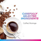 Livingood Daily Coffee with Moringa, Whole Bean Medium Roast Coffee with Plant Based Ingredients for Morning Energy, Made with Moringa Powder, Organic, Non GMO, Vegan, Gluten Free, 20 Srvgs, 12 oz Bag
