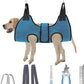 PAWCHIE Dog Grooming Hammock Harness for Dog Cat with Pet Nail Clipper Trimmer-Breathable Cat Hanger Sling for Trimming Clipping Nails-Dog Hammock Restraint Bag for Small Medium Large Dog, Dark Blue M